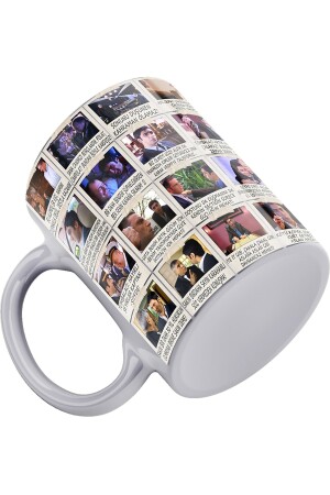 Bedruckte Tasse „Valley of the Wolves“-Serie „Polat Scenes“, Holzuntersetzer mit Geschenk - 6