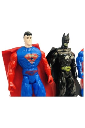 Beleuchtete dreiteilige Spider-Man-Superman-Batman-Heldenfigur - 5