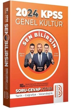 Benim Hocam KPSS 2024 Genel Kültür Sen Bilirsin Tarih Coğrafya Vatandaşlık Soru Cevap Kitabı - 2