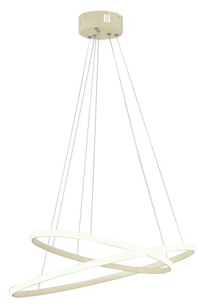 Bernardo 45x35 Großer Kreis Creme Moderne Pendelleuchte Led Kronleuchter BNRRD02 - 8