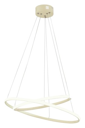 Bernardo 45x35 Großer Kreis Creme Moderne Pendelleuchte Led Kronleuchter BNRRD02 - 9