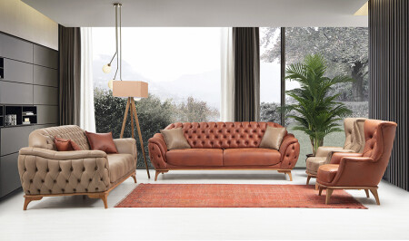 Berrak Sofa-Set – mit Mechanismus - 2