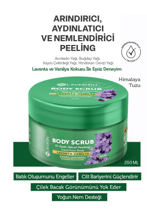 Besleyici, Arındırıcı Ve Nemlendirici Vücut Peelingi Lavanta - Vanilya 250ml (relax) Relax Lavanta Vanilya - 3