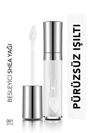 Besleyici Dudak Parlatıcısı - Dewy Lip Glaze - 001 Wet Lips-8682536068017 - 3