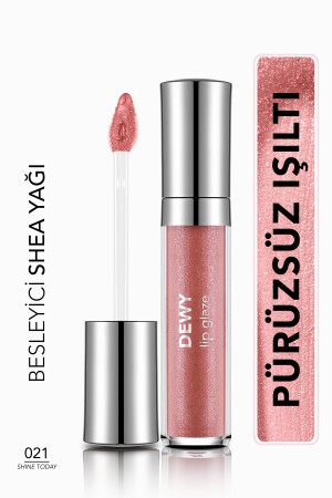 Besleyici Dudak Parlatıcısı - Dewy Lip Glaze - 021 Shine Today!-8682536069380 - 2