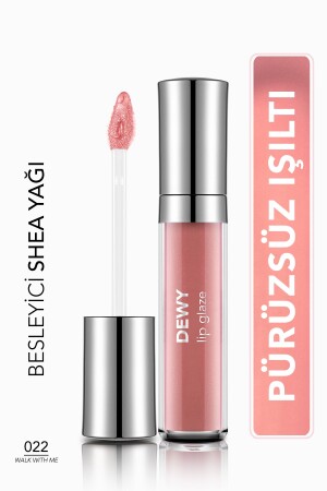 Besleyici Dudak Parlatıcısı - Dewy Lip Glaze - 022 Walk With Me-8682536069403 - 2