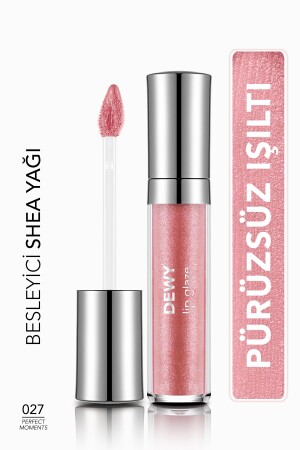 Besleyici Dudak Parlatıcısı - Dewy Lip Glaze - 027 Perfect Moments-8682536069502 - 2