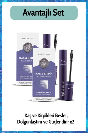 Besleyici-güçlendirici Dolgunlaştırıcı Keratin Içeren Kaş Kirpik Serumu 6 Ml X2 Avantajlı Set - 2