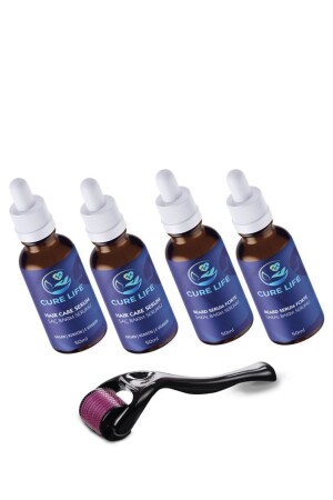 Besleyici- Onarıcı Saç ve Sakal Çıkartıcı 5 Li Set (4 Adet 50 Ml Serum - Dermaroller) - 4