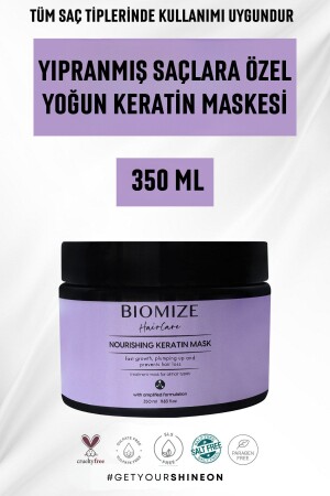 Besleyici & Onarıcı Ve Bakım Yapıcı Yoğun Keratin Saç Bakım Maskesi - 1