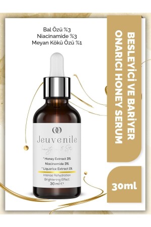 Honey %3 Serum - Besleyici ve Bariyer Onarıcı (Bal Özü, Niacinamide, Meyan Kökü Özü) JV061 - 1