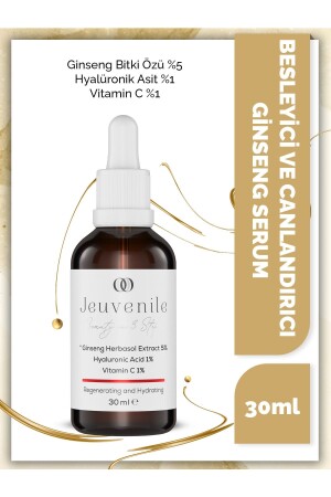 Ginseng %5 Serum - Besleyici ve Canlandırıcı (Ginseng, Hyalüronik Asit, Vitamin C) JV066 - 2