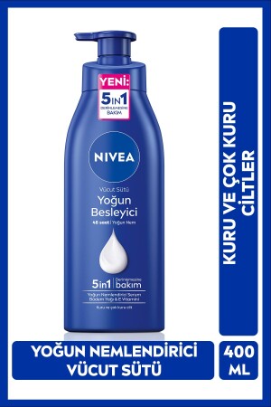 Besleyici Vücut Sütü 400ml- Kuru Ve Çok Kuru Ciltler- 48 Saat Nemlendirici- E Vitamini- Badem Yağı - 3