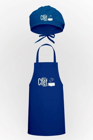 Best Chef Written Design Küchenschürze und Haube, Vorteilspaket TTP0173 - 1