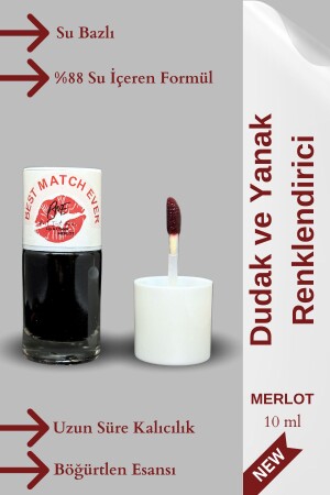 Best Tint Ever Bordo Dudak Ve Yanak Renklendirici - Likit Ruj Likit Allık - Allık - Lip&cheek Tint - 2