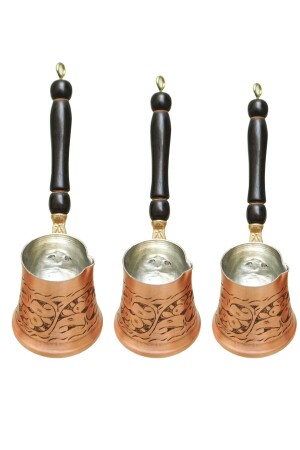 BESTICKTES 3-TEILIGES KAFFEEKANNEN-SET AUS KUPFER TYC67AYEGN168779012272026 - 4