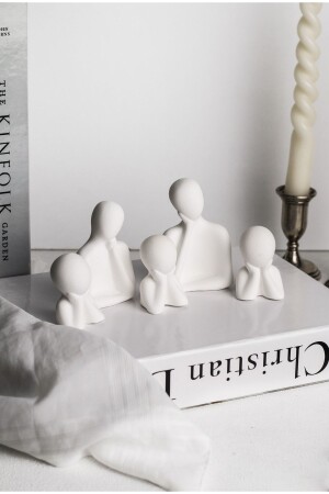 Betonskulptur Objektfigur Familie für 5 Personen - 2