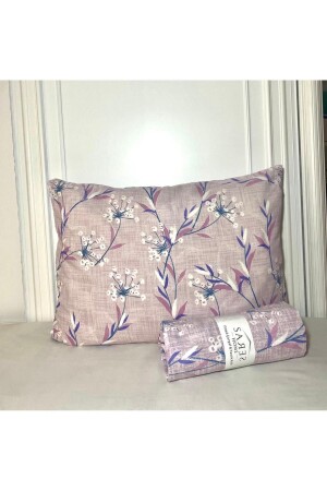 Bettwäsche-Set für Doppelbett, King-Size-Bett mit Blumenmuster in Flieder und Lavendel - 5