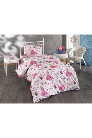 Bettwäsche-Set für Einzelbett, Modell „Prinzessin“, aus Baumwolle, PR11 - 2