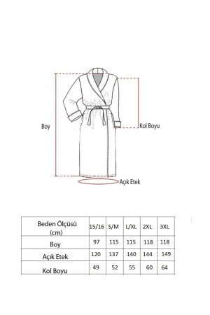 Beyaz Kapşonlu Bedenli Bornoz eşmnbyk2020 - 2