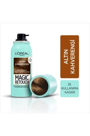 Beyaz Saçlar Için Kapatıcı Altın Kahve Saç Spreyi -magic Retouch 10 Chatain Dore 75 Ml - 1