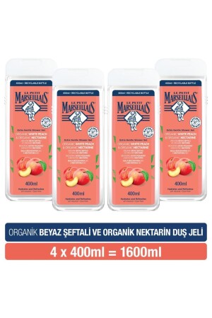 Beyaz Şeftali Ve Nektarin Nemlendirici Banyo Ve Duş Jeli 400 Ml X4 PKTBYZSFNDSJST - 3