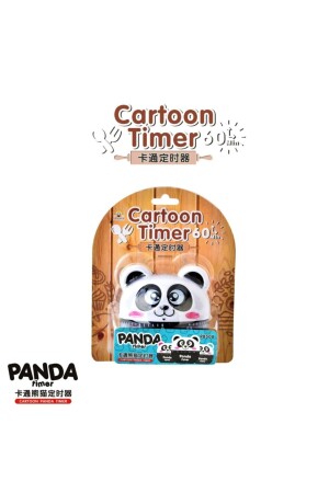 Beyaz Yaratıcı Mekanik Cartoon Panda Timer 60 Dakika Sevimli Plastik Zamanlayıcı SDT20000TİM - 6