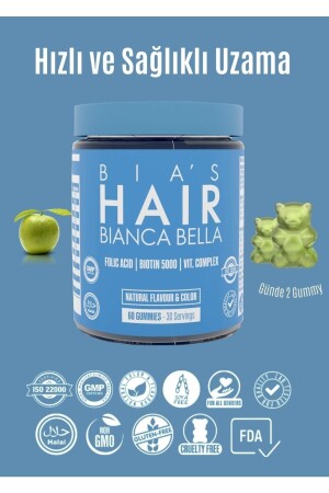 Bia's Hair Gummy Hair Vitamin 60 Stück - 1