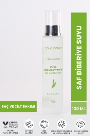 Biberiye Suyu Güçlendirici Saç Toniği %100 Doğal ve Saf 100 ml - 4