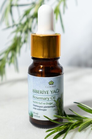 Biberiye Yağı %100 Doğal Bitkisel Uçucu Yağ Rosemary Oil 10ml - 3