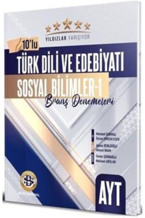 Bilgi Sarmal AYT Türk Dili ve Edebiyatı Sosyal Bilimler 1 Yıldızlar Yarışıyor 10 lu Branş Denemeleri - 2