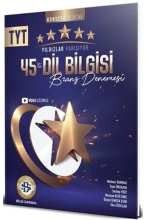 Bilgi Sarmal TYT Dil Bilgisi Yıldızlar Yarışıyor 45 li Branş Denemesi - 3