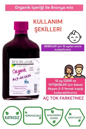 Bio Bey Aronia Mix (mit echten Fruchtpartikeln) - 4