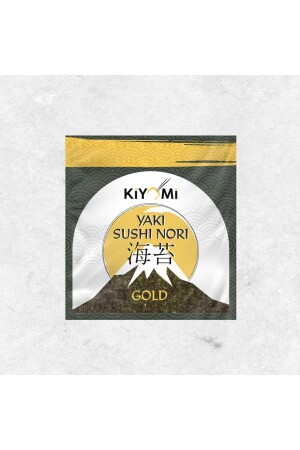 Bio Sushi Yaki Nori Gold – Getrocknete Algen 50 Stück - 2