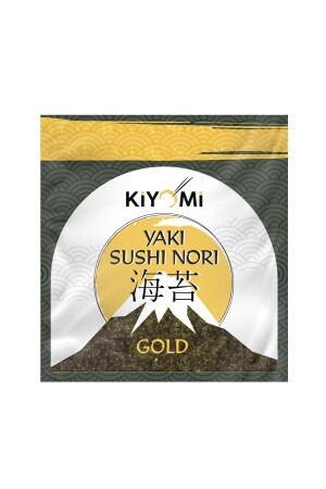 Bio Sushi Yaki Nori Gold – Getrocknete Algen 50 Stück - 4