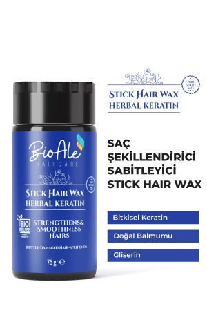 Bioale Güçlendirici Stick Wax Bitkisel Keratin 75 gr - 2