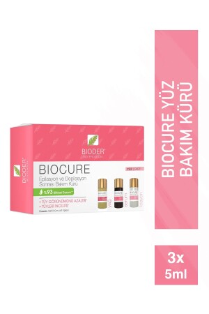 Biocure Hair Reducing Cure 3 x 5 ml – für unerwünschte Haare im Gesichtsbereich - 3