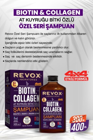 Biotin Collagen At Kuyruğu Bitki Özlü Dökülme Karşıtı- Hızlı Uzama Etkili Dolgunlaştırıcı Şampuan - 5