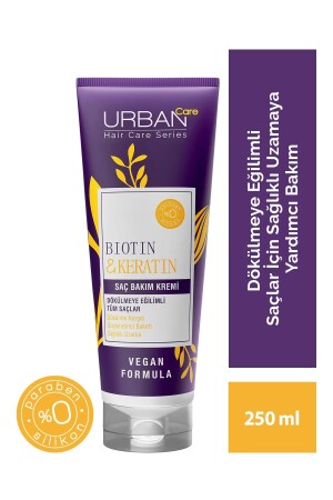 Biotin & Keratin Haarpflegecreme 250 ml - 1