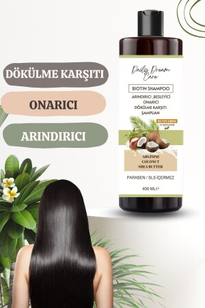 Biotin Şampuan Dökülmeyi Engelleyen Ve Saç Oluşumunu Destekleyen Formül - 3