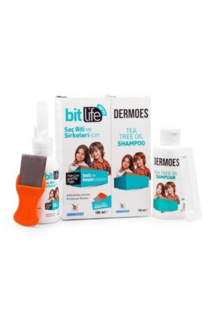 Bit Life Spray 100 ml + Bit Life Shampoo 150 ml Iron Comb Kofre - 1