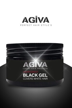 Black Gel Beyaz Saçlar Için Kapatıcı Saç Şekillendirici Güçlü Jöle Cover White Hair 250 Ml - 4