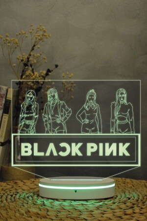 Blackpink 3 Boyutlu 16 Renk Dekoratif Gece Lambası 3d TYC00395787462 - 8