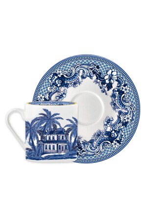 Blue Blanc Maison Einzelne türkische Kaffeetasse FIN190 - 4