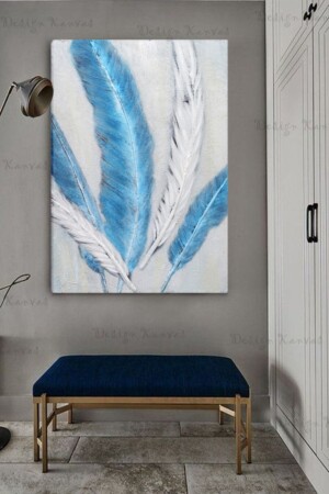 Blue In Fur Kanvas Tablo 70x100 Cm BLEINFR012 - 1