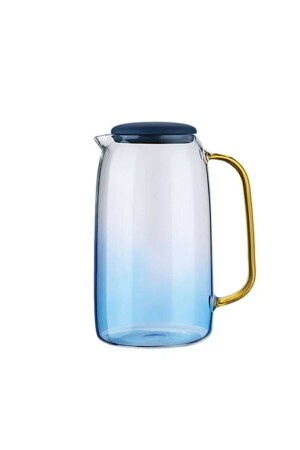 Blue Life Borosilikat 1500 ml hitzebeständiger farbiger Trendglaskrug PRA-4395664-5080 - 5