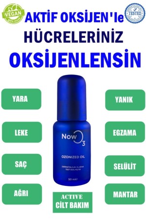 Blue Ozonized Oil - Ozon Yağı 50 Ml Aktif Oksijenle Hasarlı Cilt Bakımı BLUEOZONE - 3