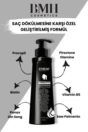 Bmh 6 Anti-Haarausfall-Shampoo für Frauen, 200 ml - 4