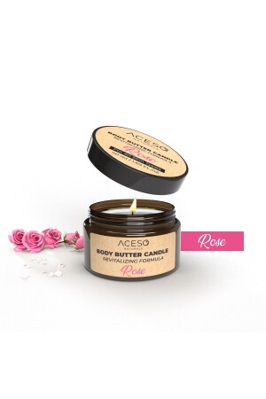 Body Butter Candle - Rose - 2