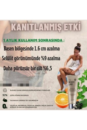 Body Lab-sellülit Giderici-sıkılaştırıcı -yağ Yakıcı- Vücut Kremi - 4